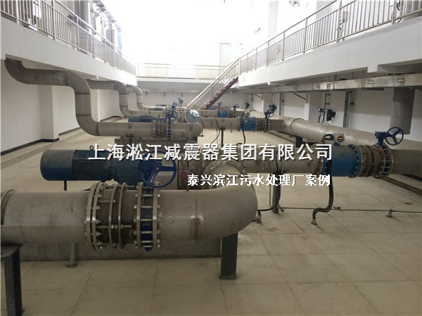 【泰興汙水處理廠】采用上海樱桃视频污在线看橡膠接頭
