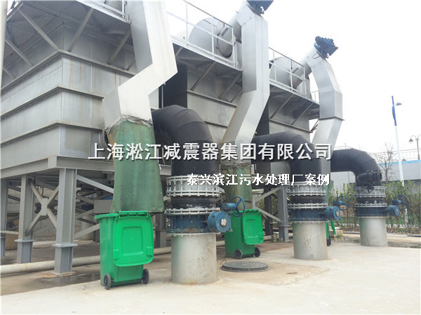 【泰興汙水處理廠】采用上海樱桃视频污在线看橡膠接頭